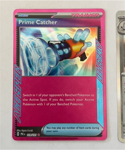 2016 Pokemon TCG Prismatic Evolutions #119 Prime Catcher — front