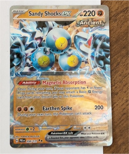 2025 Pokémon Prismatic Evolutions #56 Sandy Shocks ex — front