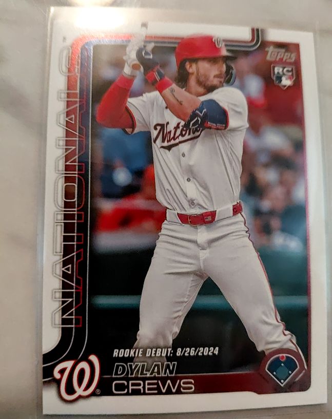 2025 Topps Update #US223 Dylan Crews — front