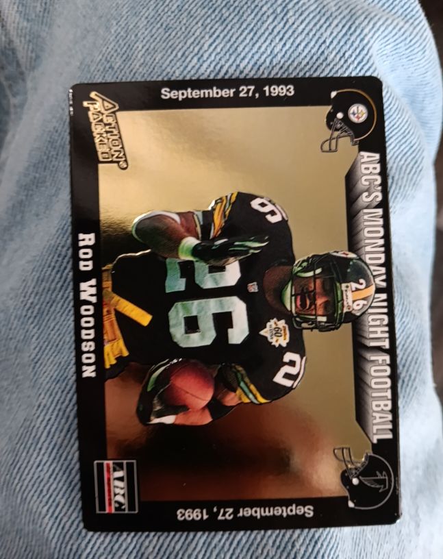 1993 Action Packed Monday Night Football #26 Rod Woodson — front