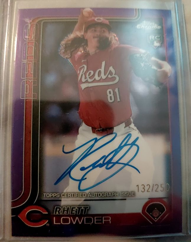 2025 Topps Chrome #RA-RL Rhett Lowder — front