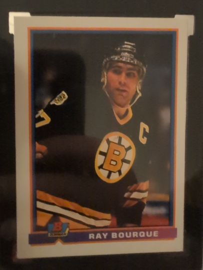 1991-92 Bowman #NNO Ray Bourque — front