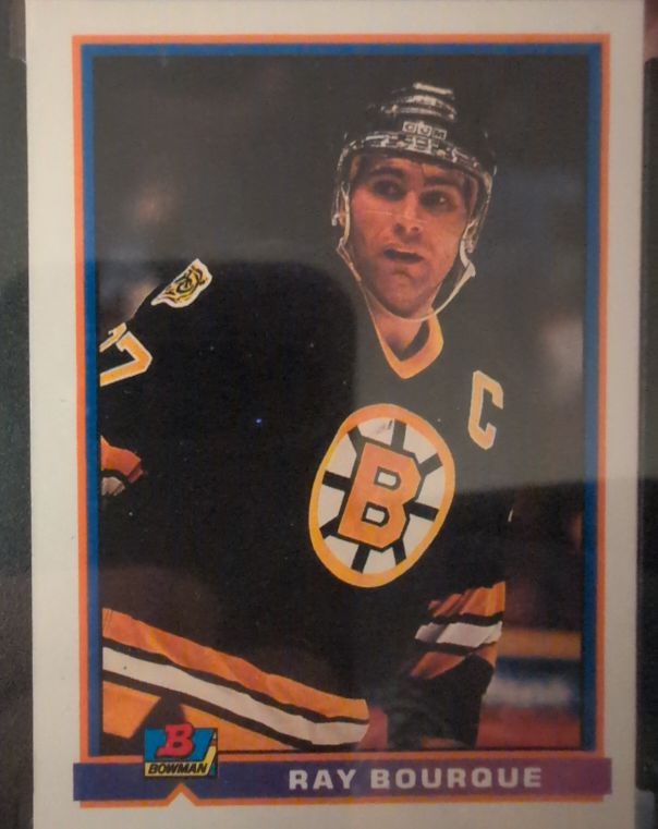 1991-92 Bowman #356 Ray Bourque — front