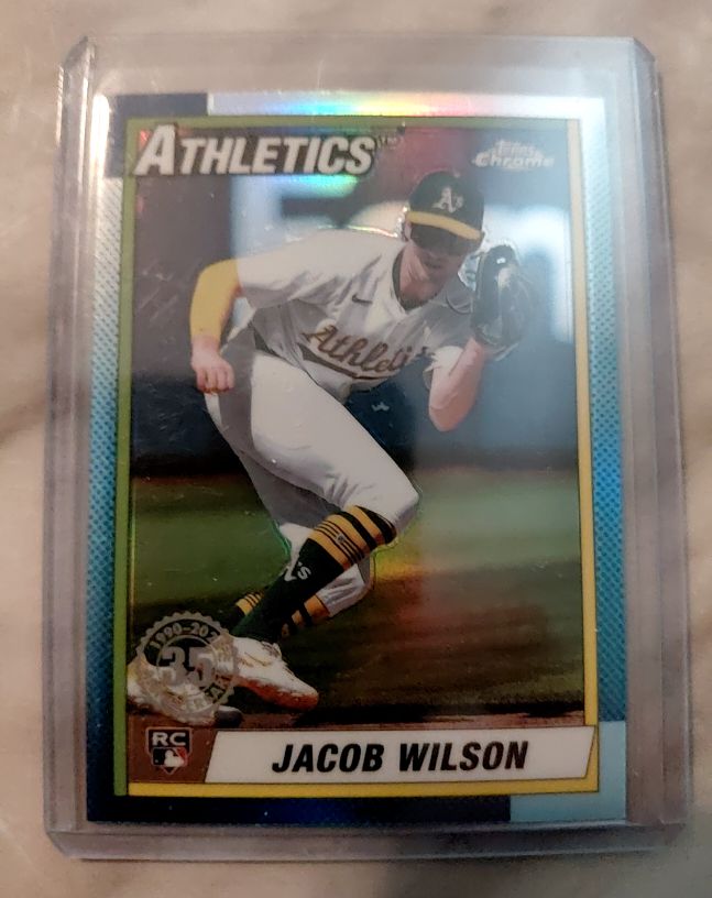 2025 Topps Chrome 1990 Topps Baseball #90CB-18 Jacob Wilson — front