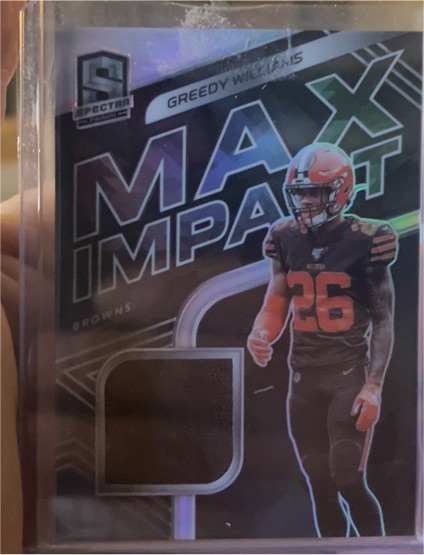 2020 Panini Spectra Max Impact #Greedy Williams — front