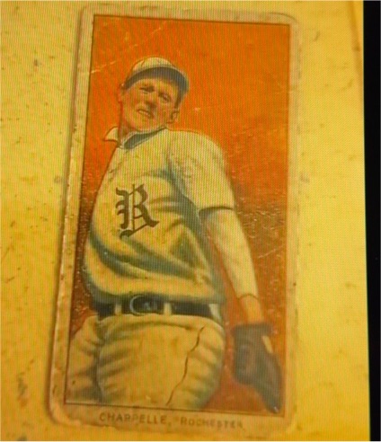 1909-11 T206 #80 Bill Chappelle Rochester Bronchos — front