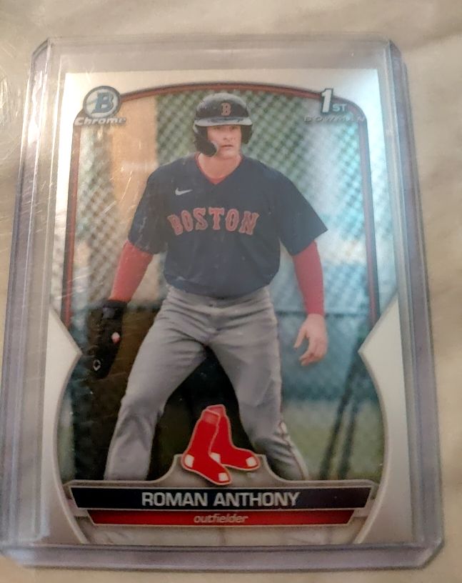 2023 Bowman Chrome Prospects #BP-71 Roman Anthony — front