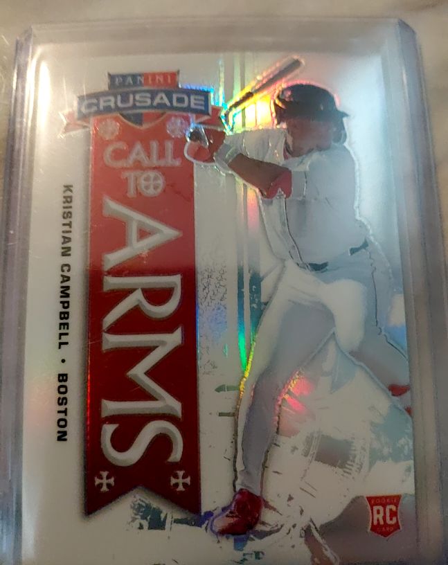 2025 Panini Crusade #22 Kristian Campbell Call to Arms Prizm Boston Red Sox — front