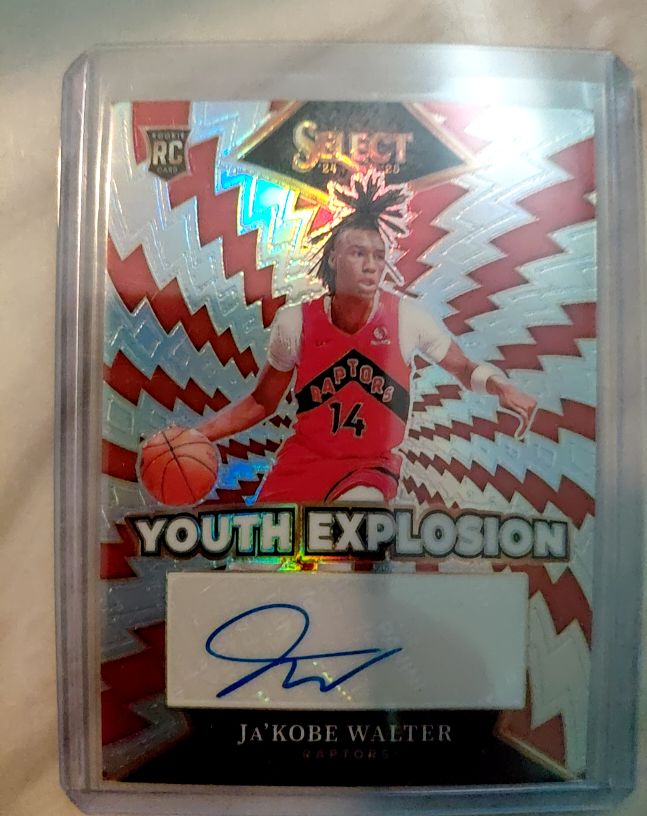 2024-25 Panini Select #YE-14 Ja'Kobe Walter Youth Explosion Signatures Rookie — front