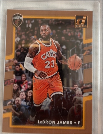 2017-18 Panini Donruss #27 LeBron James — front