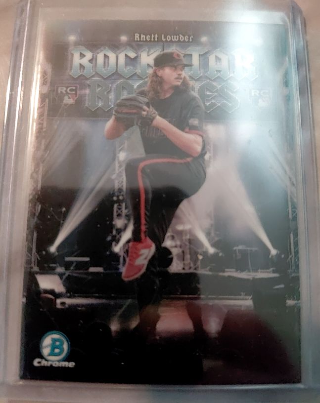 2025 Bowman Chrome #RR-4 Rhett Lowder Rockstar Rookies — front