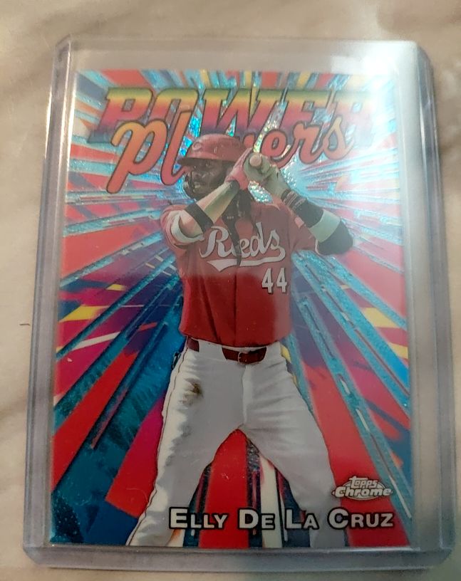 2025 Topps Chrome #PP-16 Elly De La Cruz Power Players — front