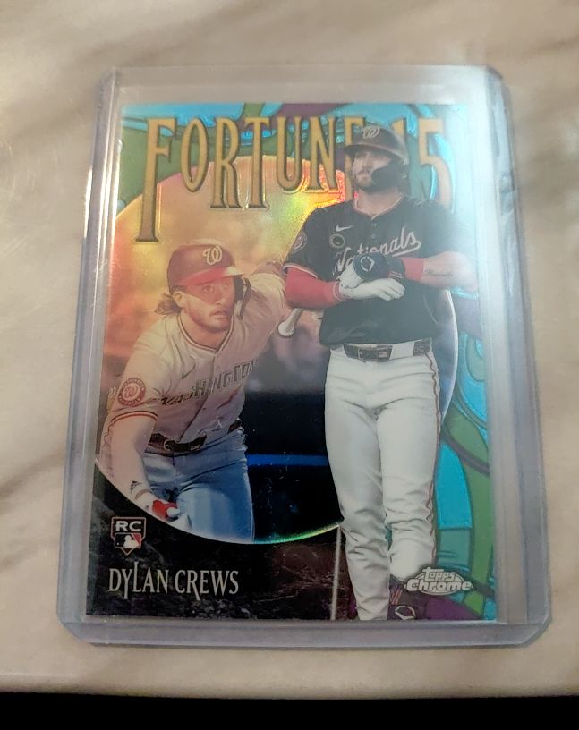 2025 Topps Chrome #F15-11 Dylan Crews — front