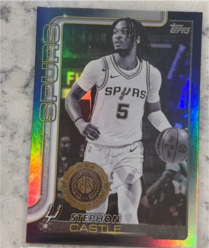 2025-26 Topps #197 Stephon Castle — front