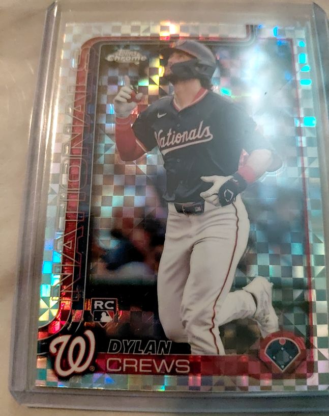2025 Topps Chrome #146 Dylan Crews — front