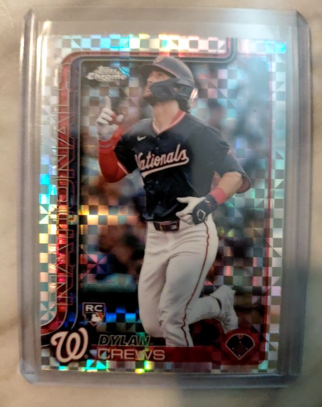 2025 Topps Chrome #146 Dylan Crews — front
