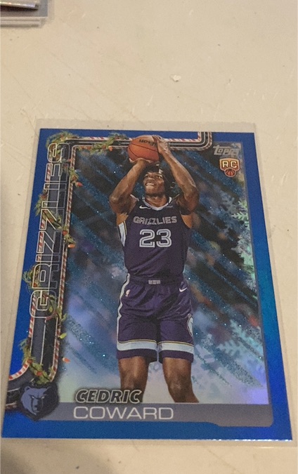 2025-26 Topps #211 Cedric Coward Rookie — front