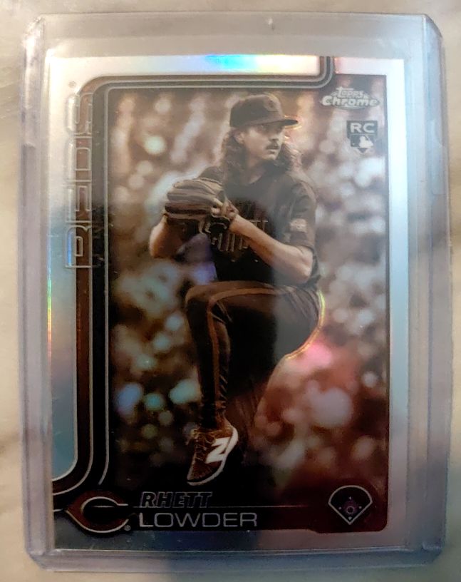 2025 Topps Chrome #147 Rhett Lowder — front