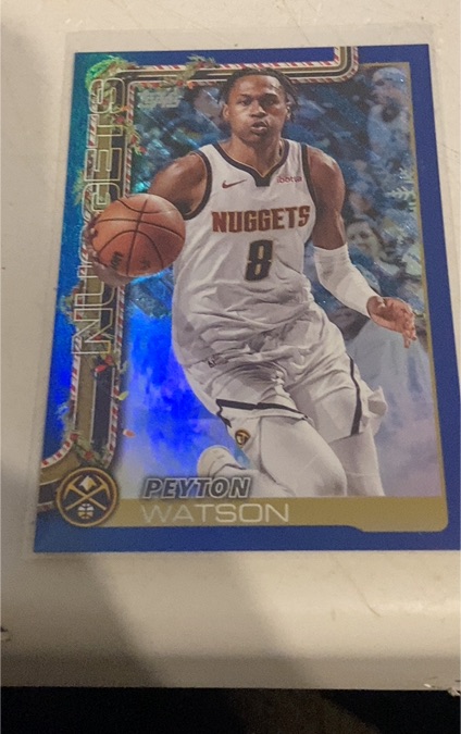 2025-26 Topps #106 Peyton Watson — front