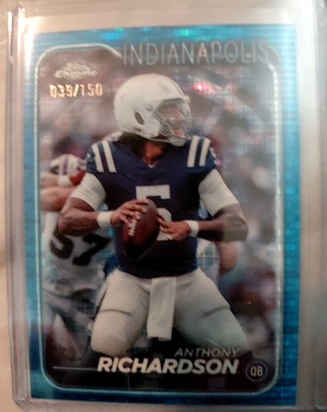 2024 Topps Chrome #85 Anthony Richardson — front