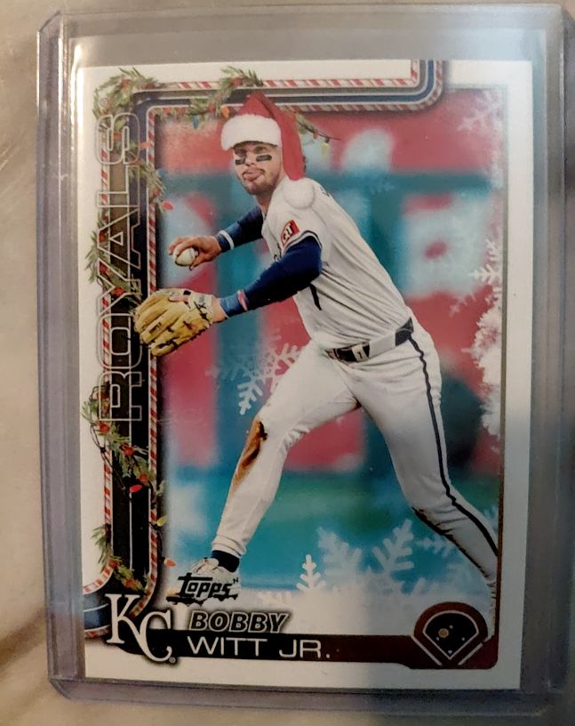 2025 Topps Holiday #H100 Bobby Witt Jr. — front