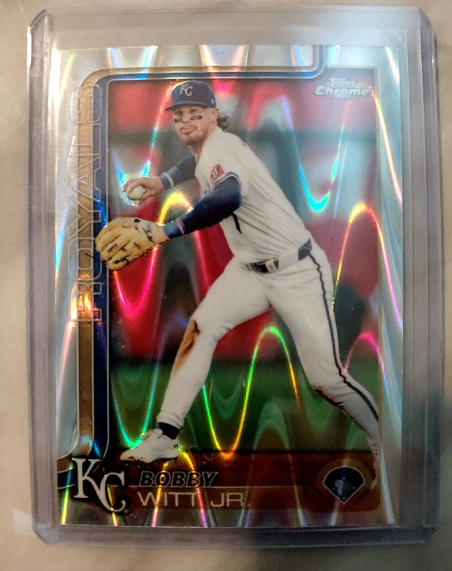 2025 Topps Chrome #93 Bobby Witt Jr. — front