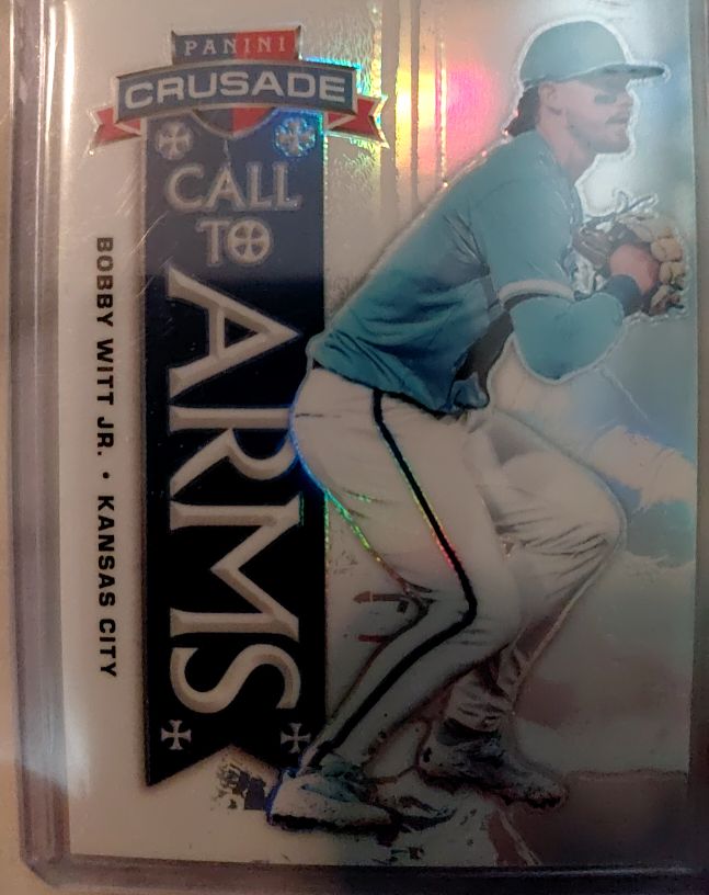 2025 Panini Crusade #10 Bobby Witt Jr. Call to Arms — front
