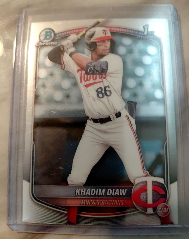 2025 Bowman Chrome Prospects #BCP-77 Khadim Diaw — front