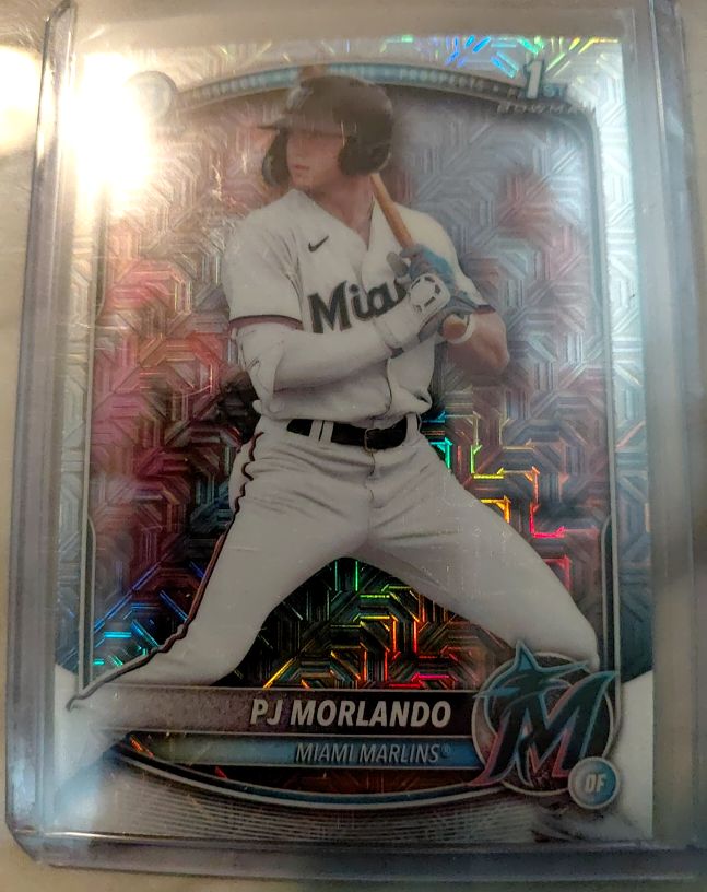 2025 Bowman Chrome Prospects #BCP-91 PJ Morlando — front