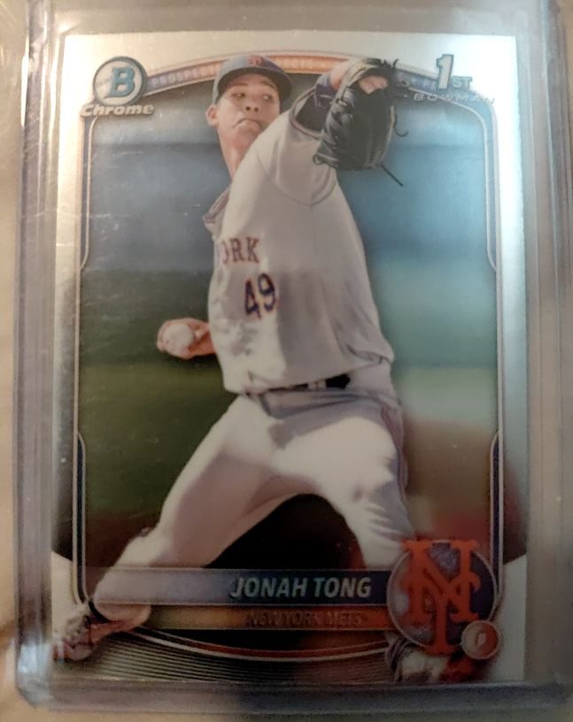 2025 Bowman Chrome Prospects #BCP-105 Jonah Tong — front