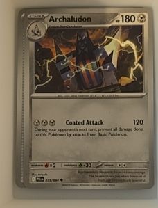 2025 Pokémon ME02 Phantasmal Flames #075 Archaludon — front