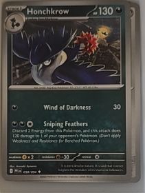 2023 Pokemon ME02: Phantasmal Flames #058 Honchkrow — front