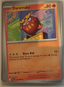 2025 Pokemon ME02: Phantasmal Flames #015 Darumaka — front