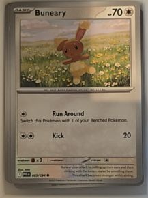 2025 Pokémon ME02: Phantasmal Flames #083 Buneary — front