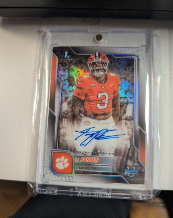 2025 Bowman Chrome University #BCA-TJP T.J. Parker — front