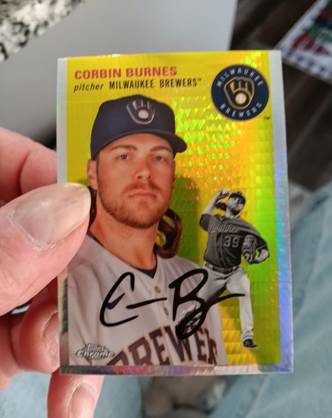 2023 Topps Chrome Platinum Anniversary #230 Corbin Burnes — front