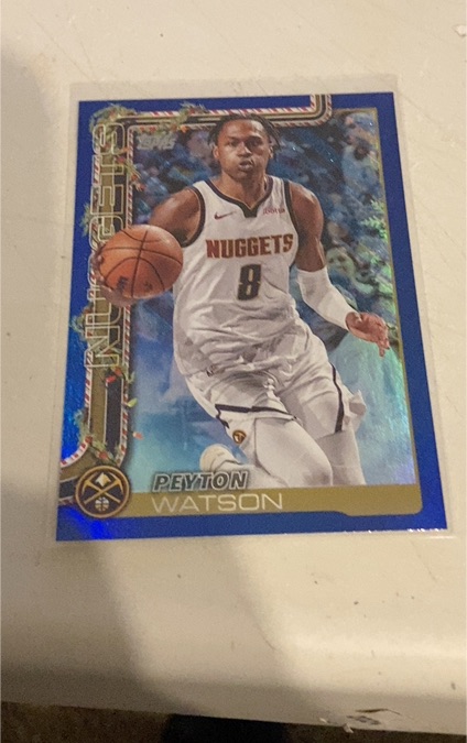 2025 Topps Holiday #H83 Peyton Watson — front