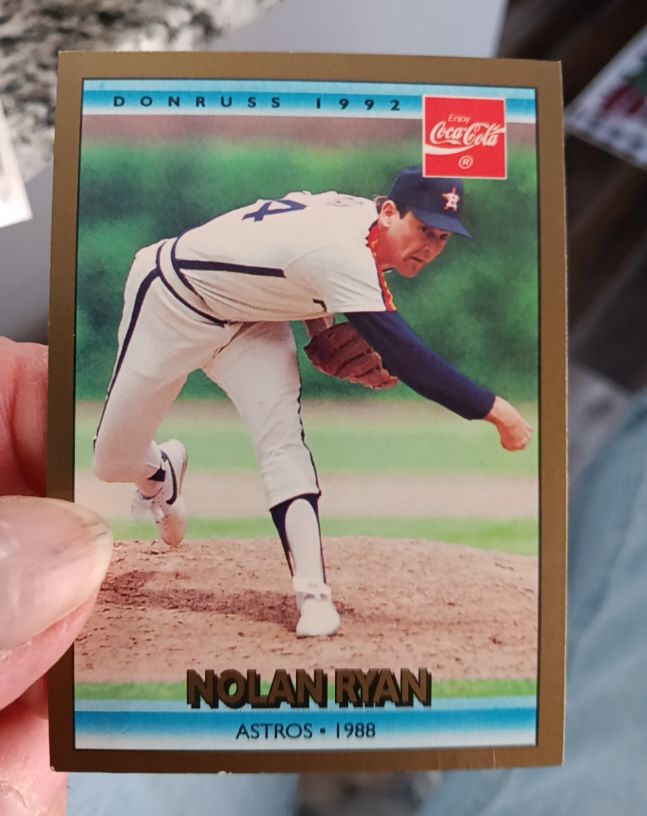 1992 Donruss Coca-Cola #17 Nolan Ryan — front