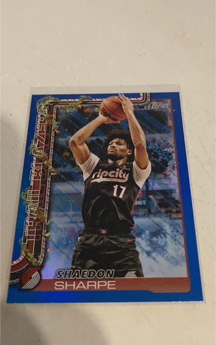 2025-26 Topps Holiday #H98 Shaedon Sharpe — front