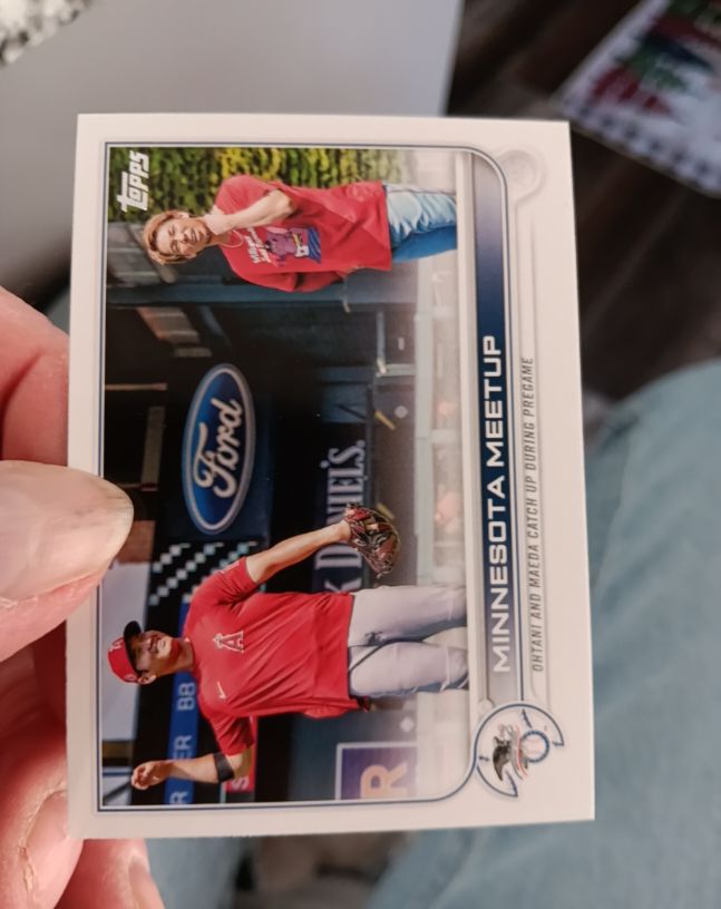2022 Topps #122 Minnesota Meetup Shohei Ohtani / Kenta Maeda — front