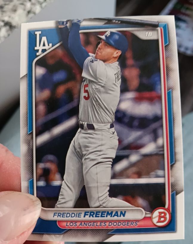 2024 Bowman #43 Freddie Freeman — front