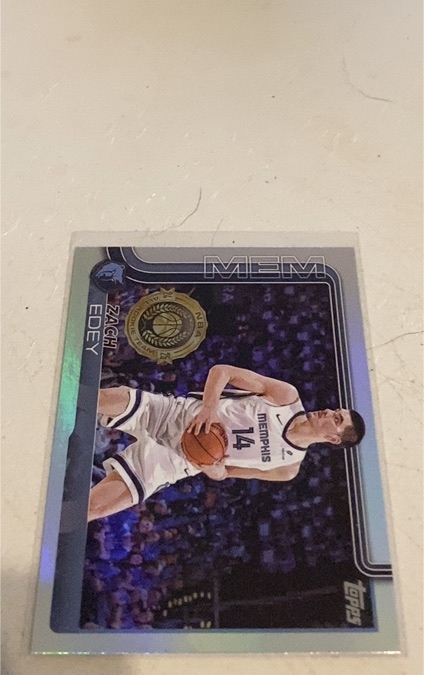 2025-26 Topps #186 Zach Edey — front