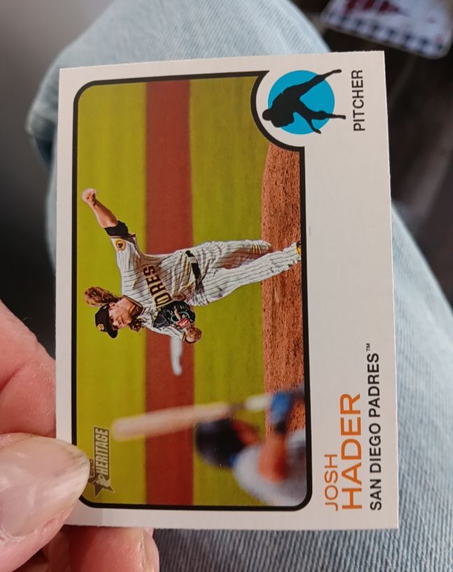 2022 Topps Heritage #528 Josh Hader — front