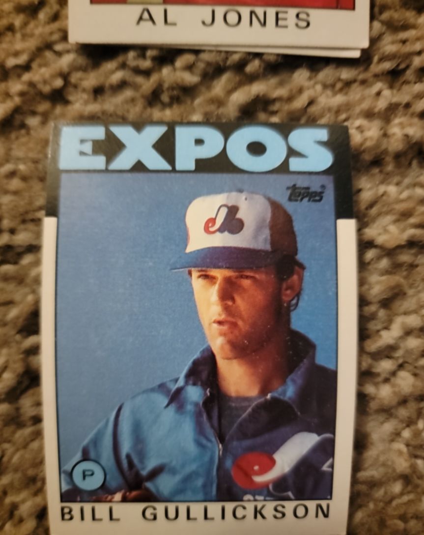 1986 Topps #229 Bill Gullickson — front