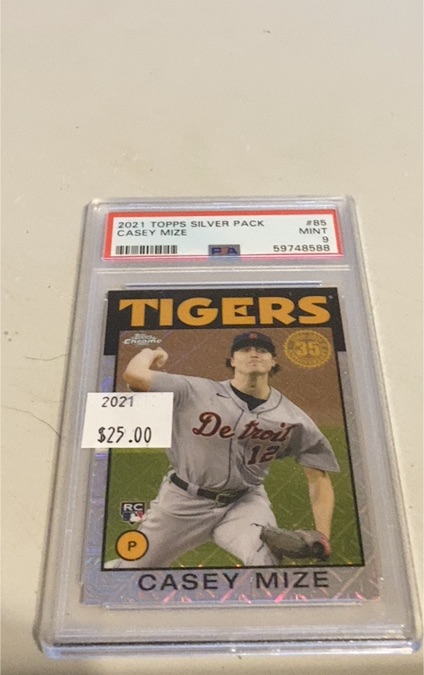 2021 Topps Silver Pack #85 Casey Mize — front