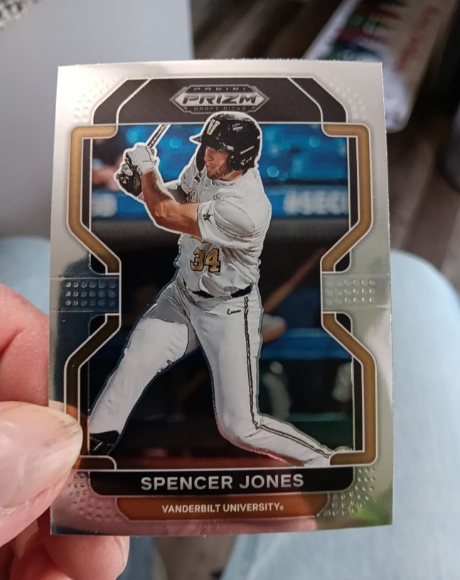 2022 Panini Prizm Draft Picks #PDP25 Spencer Jones — front