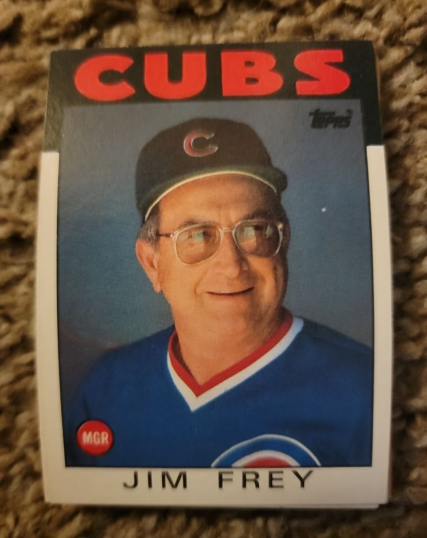 1986 Topps #231 Jim Frey — front