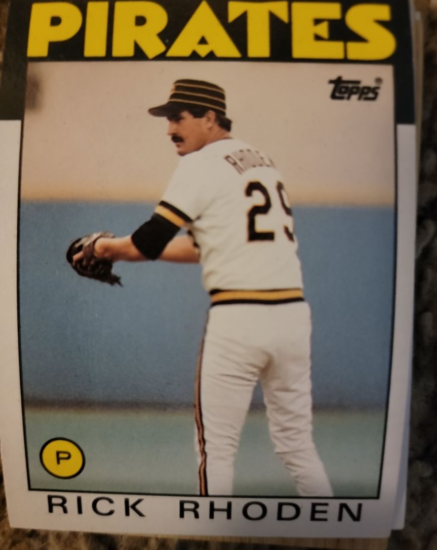 1986 Topps #232 Rick Rhoden — front