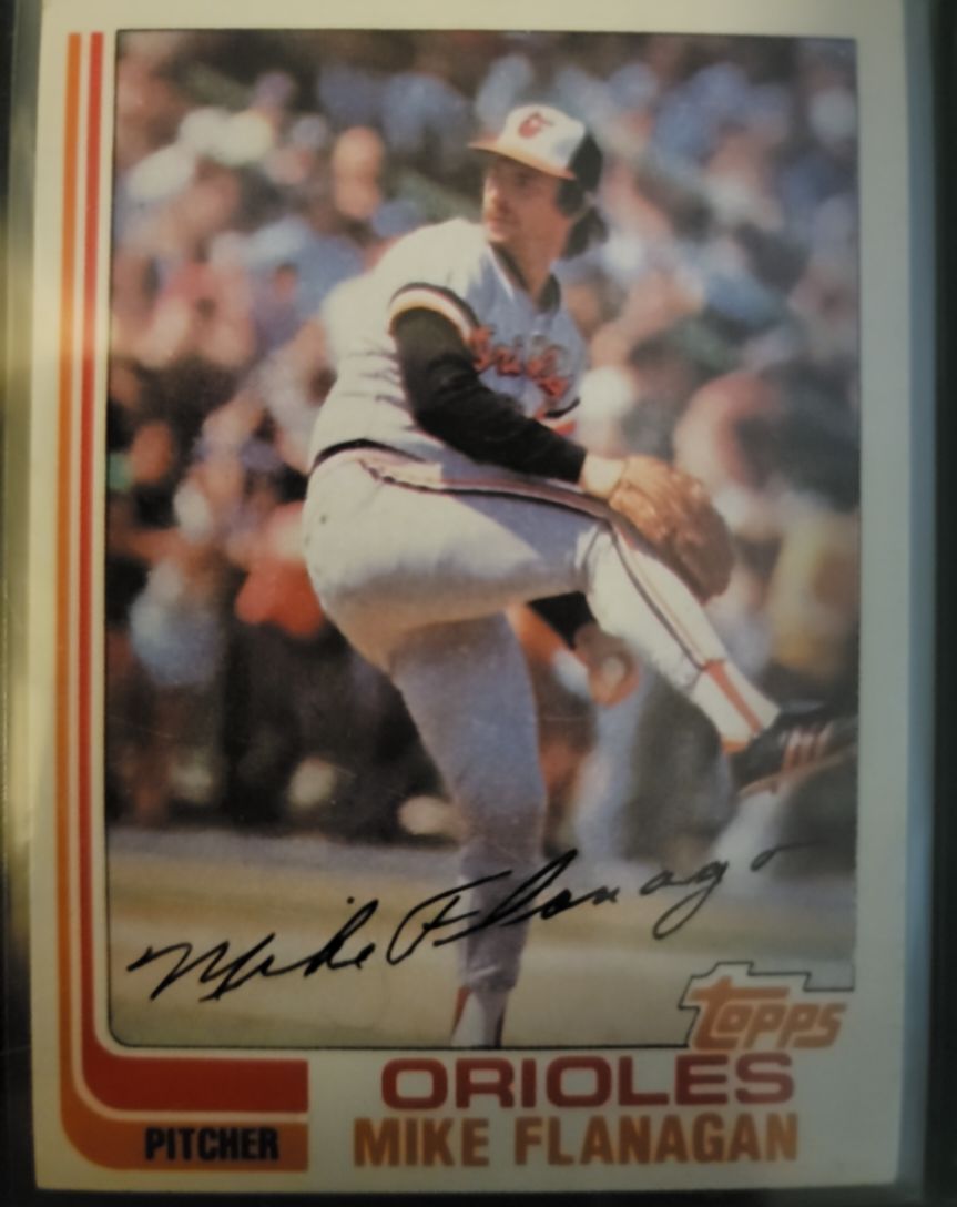 1982 Topps #520 Mike Flanagan — front