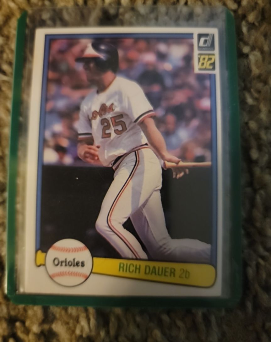1982 Donruss #257 Rich Dauer — front
